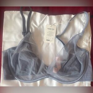 Sheer Gray blue Bra